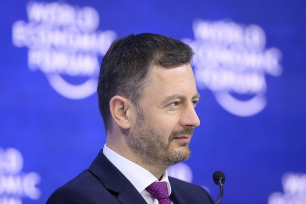 Premier Słowacji Eduard Heger na Światowym Forum Ekonomicznym w Davos /GIAN EHRENZELLER /PAP/EPA