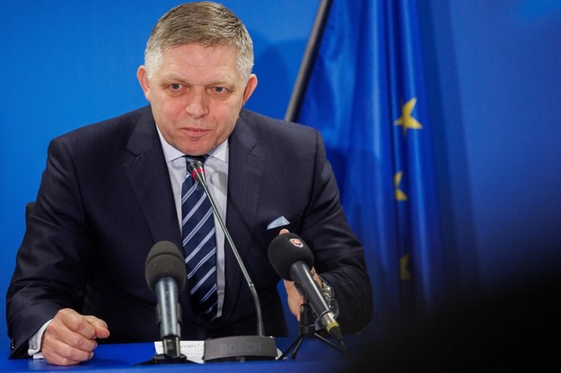 Premier Słowacji Robert Fico /OLIVIER MATTHYS    /PAP/EPA