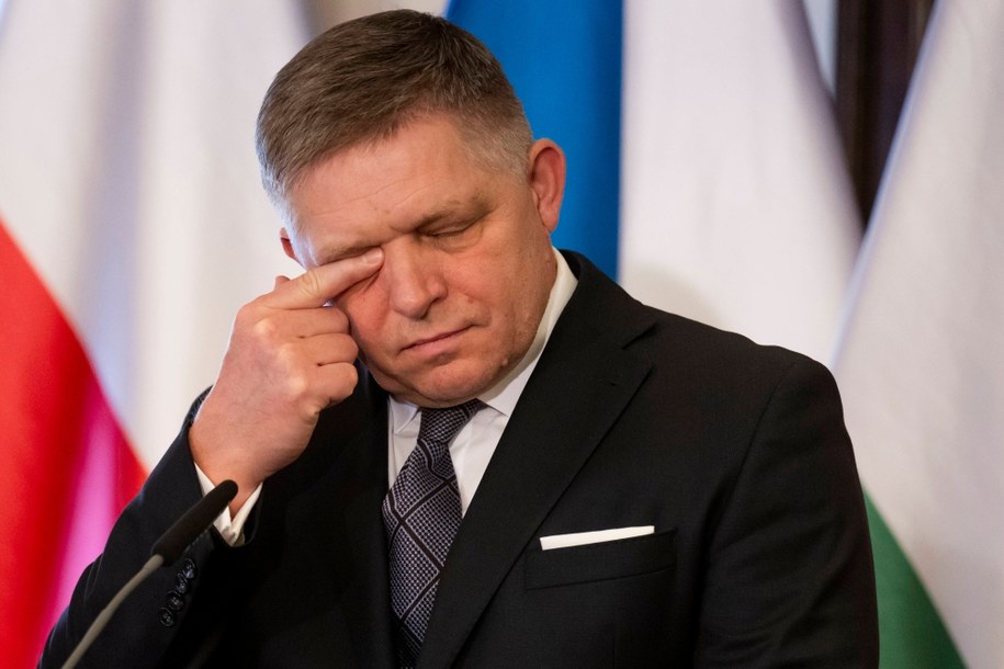 Premier Słowacji Robert Fico /Ondrej Deml /PAP/EPA