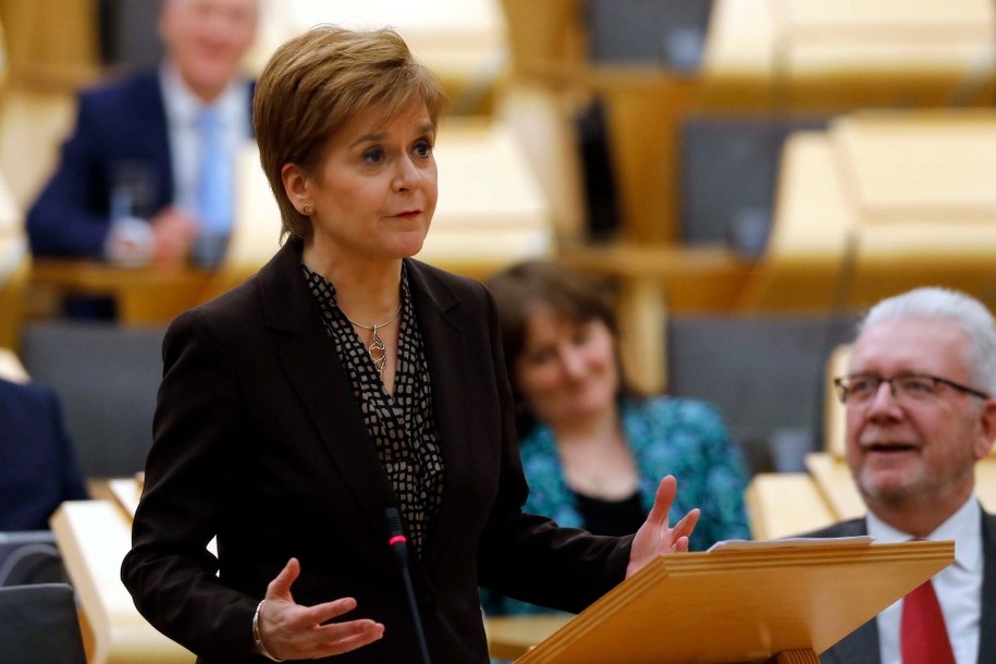 Premier Szkocji Nicola Sturgeon / Scottish Parliament HANDOUT /PAP/EPA
