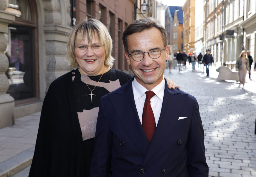 Premier Szwecji i jego żona poznali się, kiedy ona miała 15, a on 20 lat, na kursie Umiarkowanej Ligi Młodych /Patrik Österberg/ddp images/Forum /Agencja FORUM
