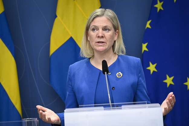 Premier Szwecji Magdalena Andersson /HENRIK MONTGOMERY /PAP/EPA