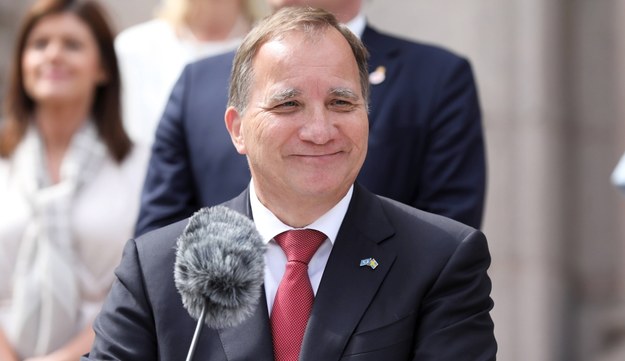 Premier Szwecji Stefan Loefven /Ali Lorestani /PAP/EPA