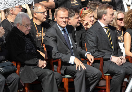 Premier Tusk zachowuje dyplomatyczna przytomność umysłu? - fot. P. Przybyszewski /MWMedia