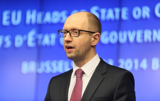 Premier Ukrainy Arsenij Jaceniuk /Leszek Szymański /PAP