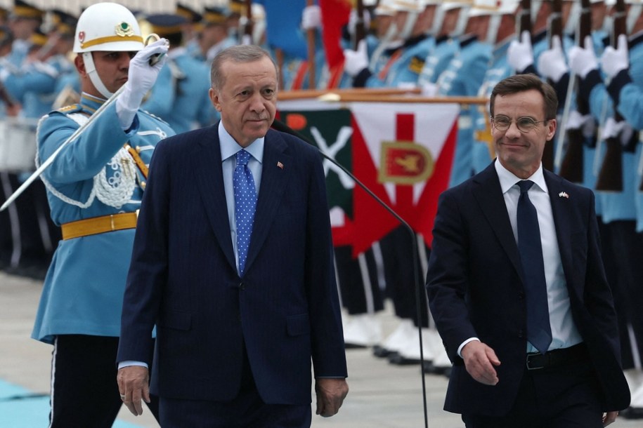 Premier Ulf Kristersson i prezydent Recep Erdogan na zdjęciu z listopada 2022 roku /ADEM ALTAN /East News/AFP