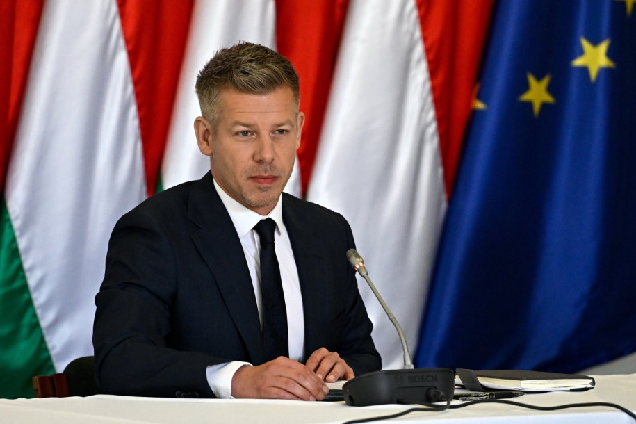 Premier Węgier Peter Magyar /	Robert Hegedus /PAP/EPA