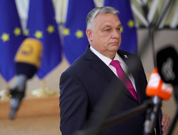 Premier Węgier Viktor Orban podczas szczytu UE /OLIVIER MATTHYS    /PAP/EPA
