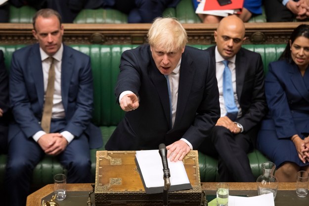 Premier Wielkiej Brytanii Boris Johnson /JESSICA TAYLOR / UK PARLIAMENT  /PAP/EPA