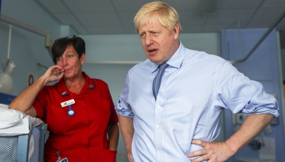 Premier Wielkiej Brytanii Boris Johnson /SIMON DAWSON / POOL /PAP/EPA