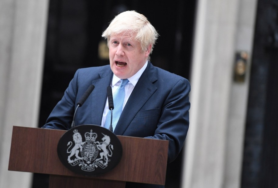 Premier Wielkiej Brytanii Boris Johnson /NEIL HALL /PAP/EPA
