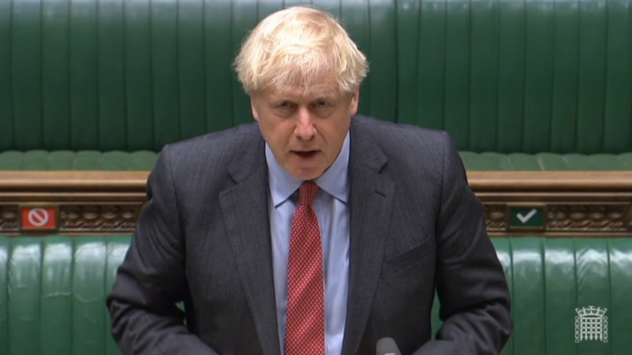 Premier Wielkiej Brytanii Boris Johnson /UK PARLIAMENT HANDOUT /PAP/EPA