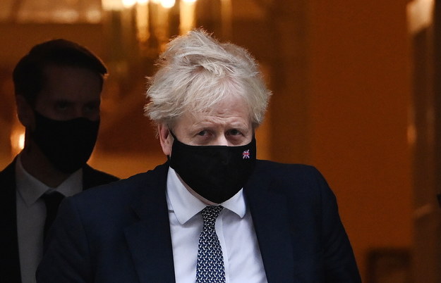 Premier Wielkiej Brytanii Boris Johnson /ANDY RAIN /PAP/EPA