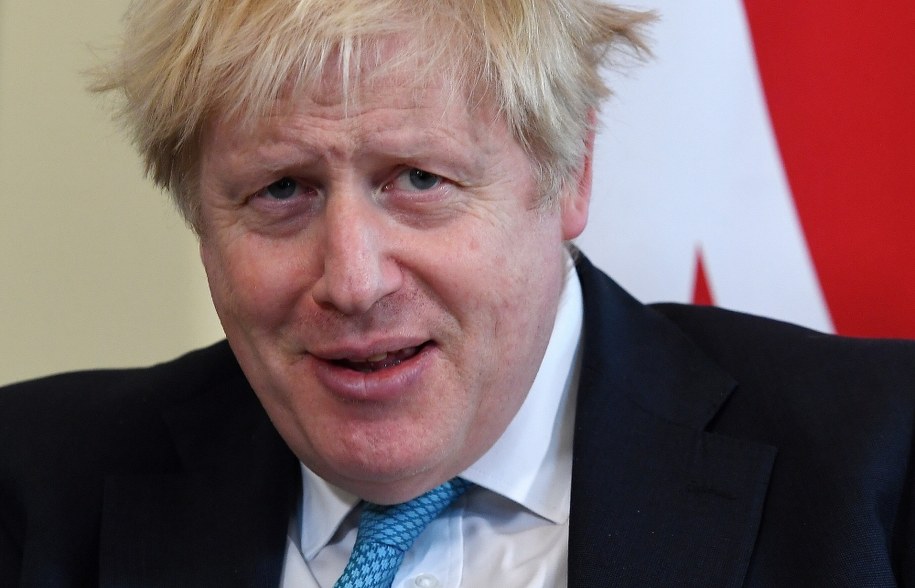 Premier Wielkiej Brytanii Boris Johnson /ANDY RAIN /PAP/EPA