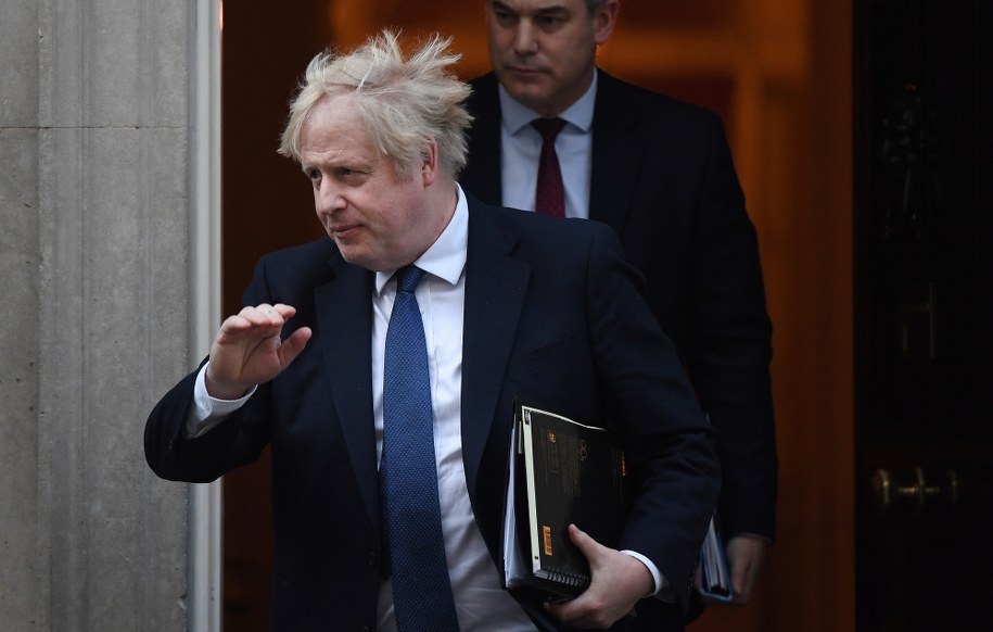 Premier Wielkiej Brytanii Boris Johnson /ANDY RAIN /PAP/EPA