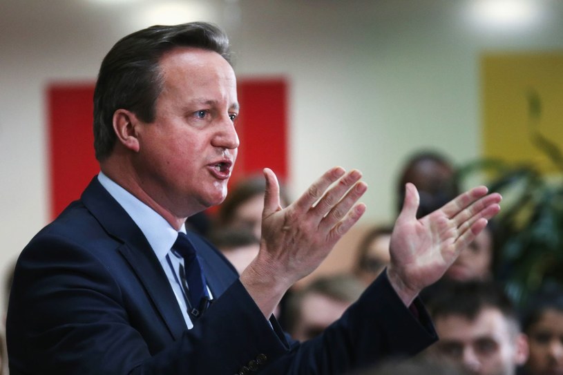Premier Wielkiej Brytanii David Cameron /AFP