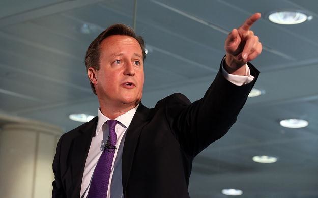 Premier Wielkiej Brytanii David Cameron /AFP
