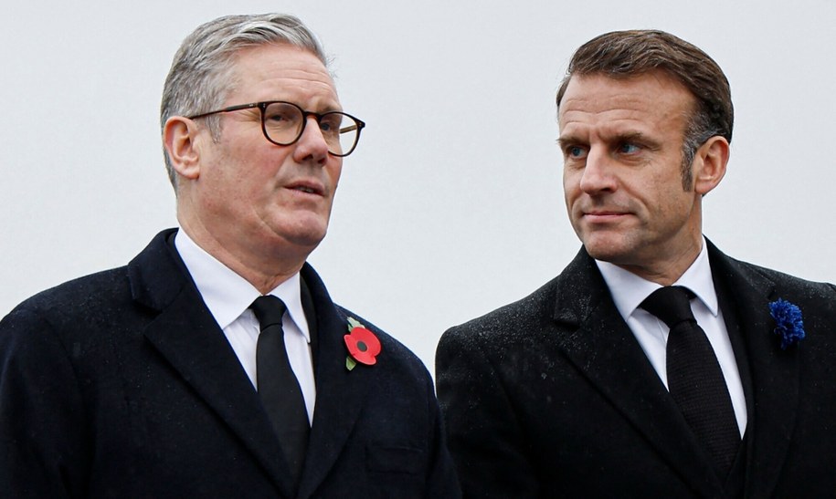 Premier Wielkiej Brytanii Keir Starmer i prezydent Francji Emmanuel Macron /LUDOVIC MARIN/AFP /East News