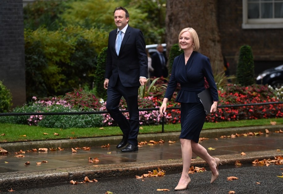 Premier Wielkiej Brytanii Liz Truss i jej mąż Hugh O'Leary /NEIL HALL /PAP/EPA