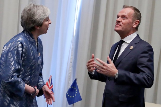 Premier Wielkiej Brytanii Theresa May i szef Rady Europejskiej Donald Tusk /Francisco Seco / POOL /PAP/EPA