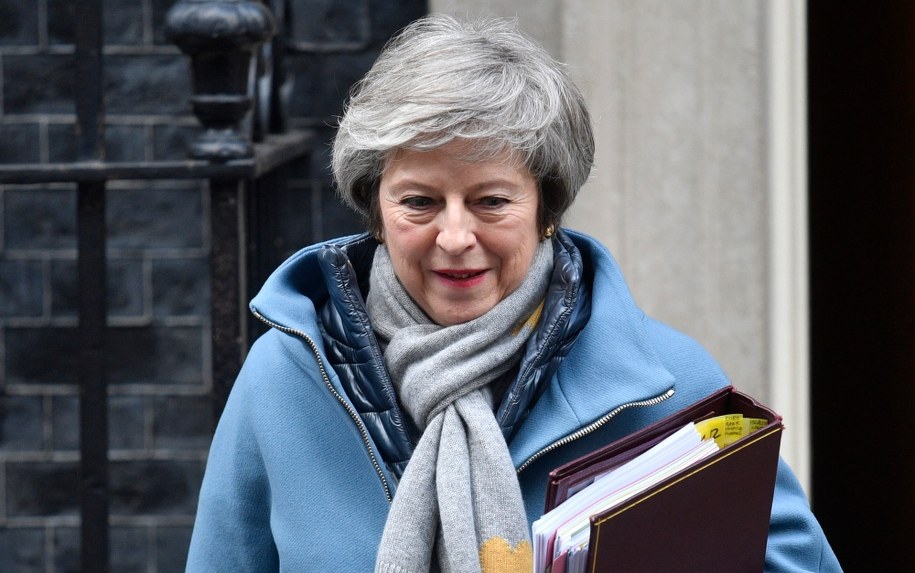 Premier Wielkiej Brytanii wykluczyła opóźnienie wyjścia kraju z UE /NEIL HALL /PAP/EPA