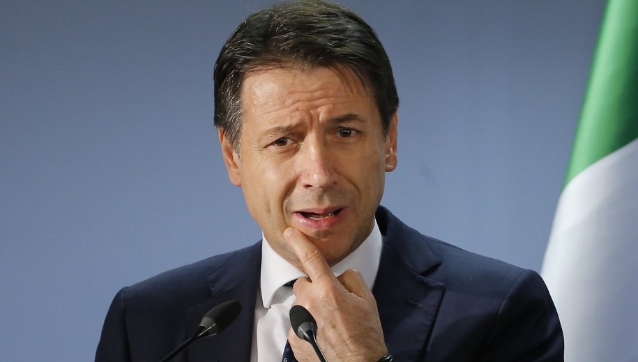 Premier Włoch Giuseppe Conte /JULIEN WARNAND /PAP/EPA