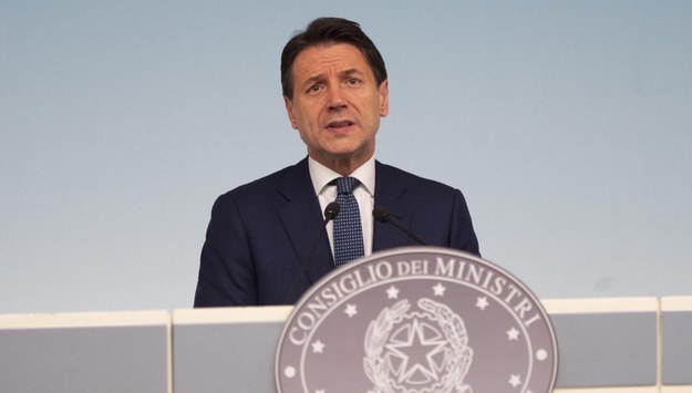 Premier Włoch Giuseppe Conte /RAFFAELE VERDERESE  /PAP/EPA