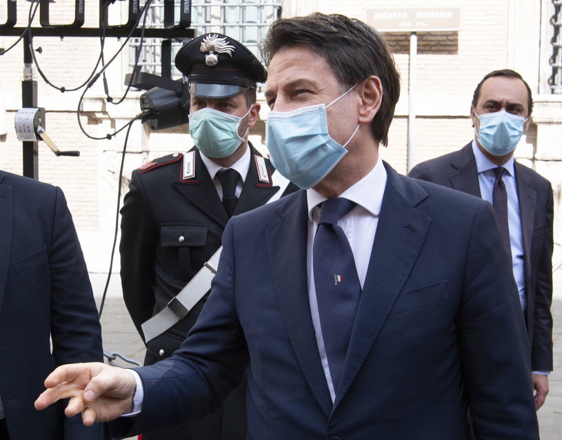 Premier Włoch Giuseppe Conte /MAURIZIO BRAMBATTI /PAP/EPA