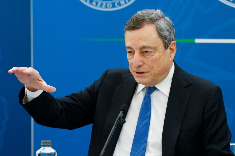 Premier Włoch Mario Draghi planuje rezygnację z rosyjskiego gazu /AFP