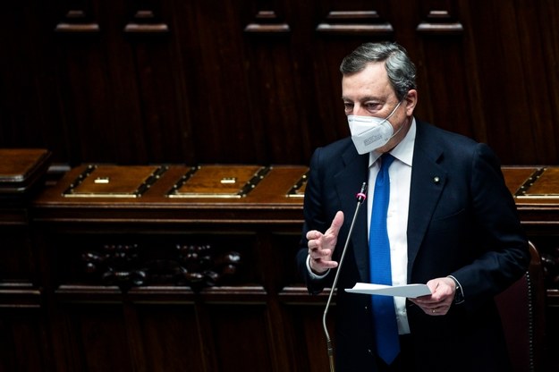Premier Włoch Mario Draghi /ANGELO CARCONI /PAP/EPA