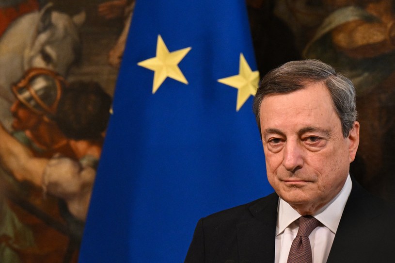 Premier Włoch Mario Draghi /TIZIANA FABI /AFP