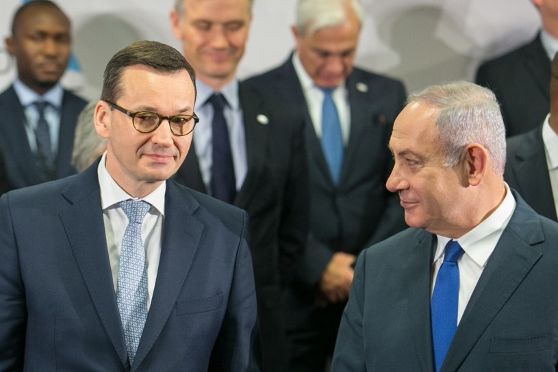 Premierzy Mateusz Morawiecki i Benjamin Netanjahu /Fot. Tomasz Jastrzębowski/REPORTER /Reporter
