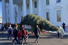 Prezentacja choinki przed Białym Domem