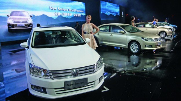 Prezentacja drugiej generacji Volkswagena Santany w Wolfsburgu /Volkswagen