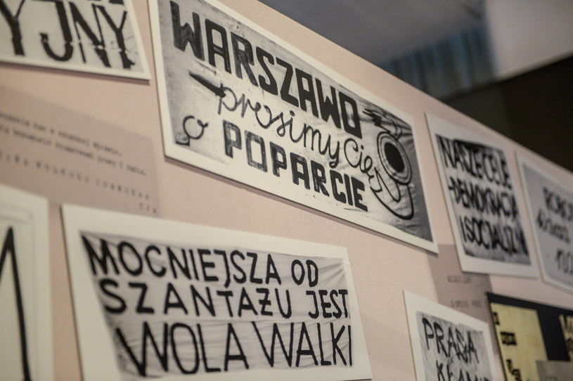 Prezentacja ekspozycji "Obcy w domu. Wokół Marca'68" w Muzeum Historii Żydów Polskich POLIN w Warszawie /Stach Leszczyński /PAP