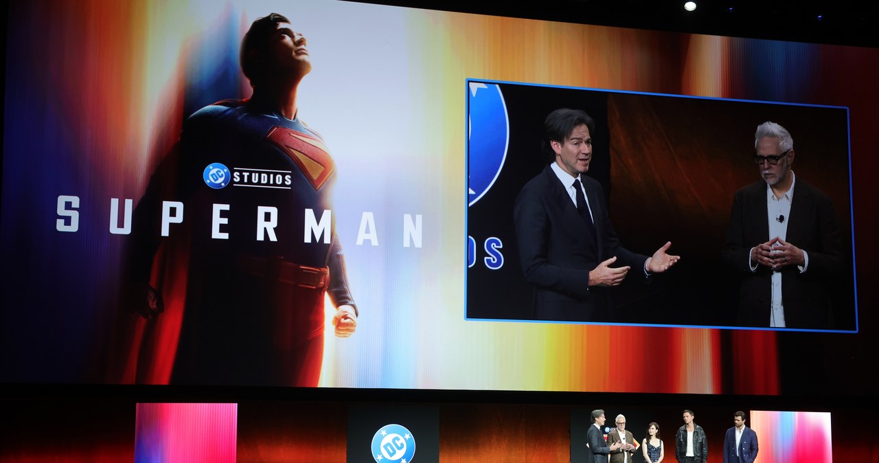 Prezentacja filmu "Superman" podczas CinemaConu w Las Vegas w kwietniu 2025 roku /Stewart Cook / Contributor /Getty Images