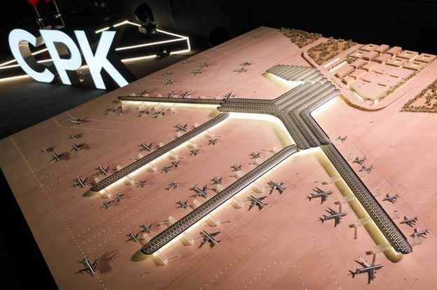Prezentacja koncepcji architektonicznej terminala lotniska CPK i dworca kolejowego /Paweł Supernak /PAP