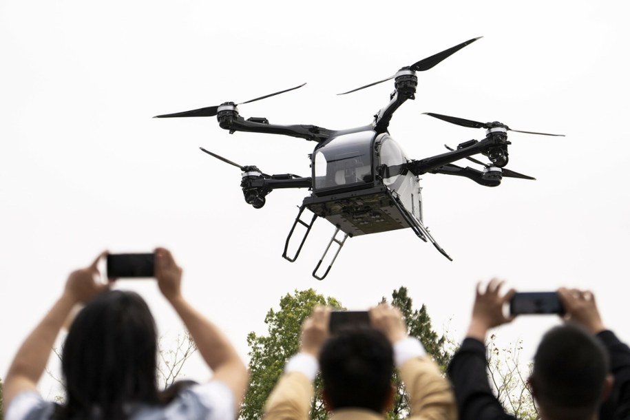 Prezentacja latającego samochodu Xpeng AeroHT. /Chen Sihan/Xinhua News/East News /East News