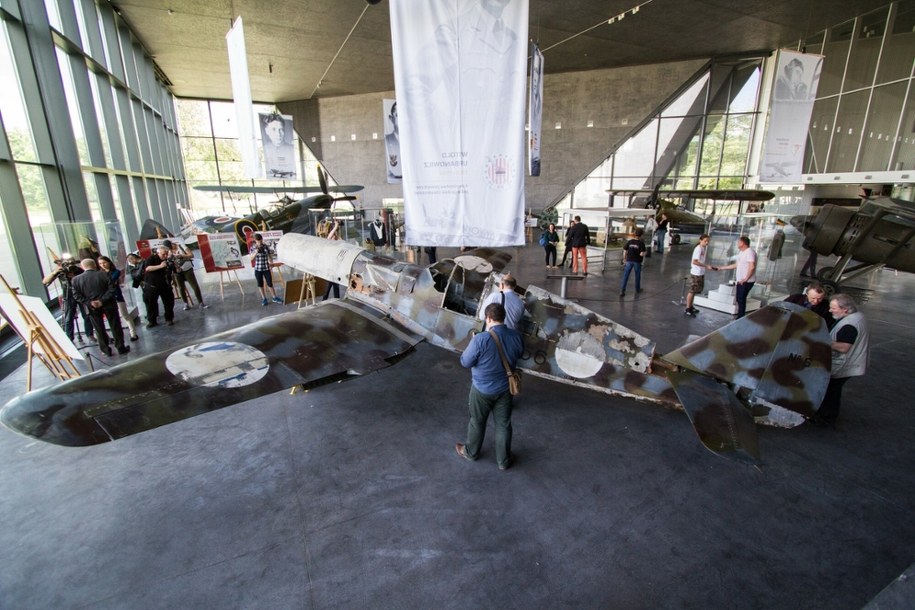 Prezentacja myśliwca Caudron Renault CR.714 Cyklone w Muzeum Lotnictwa Polskiego w Krakowie /Jan Graczynski/East News /East News