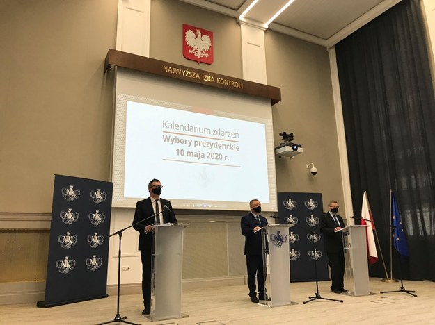 Prezentacja raportu NIK ws. majowych wyborów, które się nie odbyły /Krzysztof Zasada /RMF FM