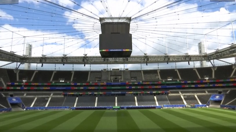 Prezentacja stadionów Mistrzostw Europy - Frankfurt WIDEO