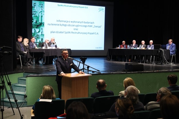 Prezentacja wyników badań przeprowadzonych na zlecenie Spółki Restrukturyzacji Kopalń w Trzebini //Łukasz Gągulski /PAP