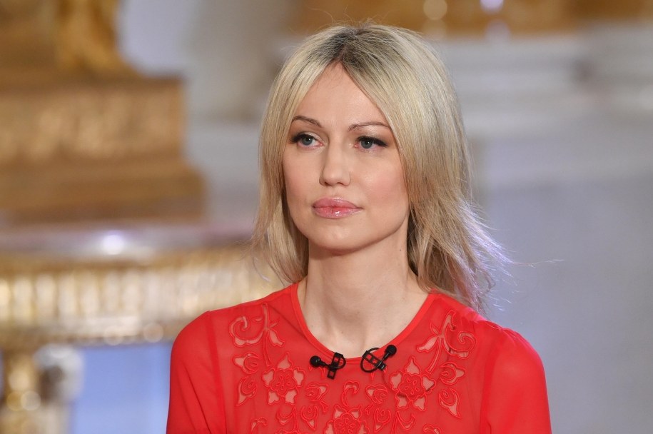 Prezenterka telewizyjna Magdalena Ogórek /Radek Pietruszka /PAP