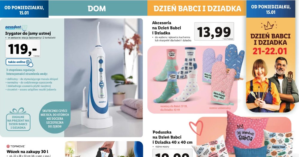 Prezenty na Dzień Babci i Dziadka w Lidlu! /Lidl /INTERIA.PL