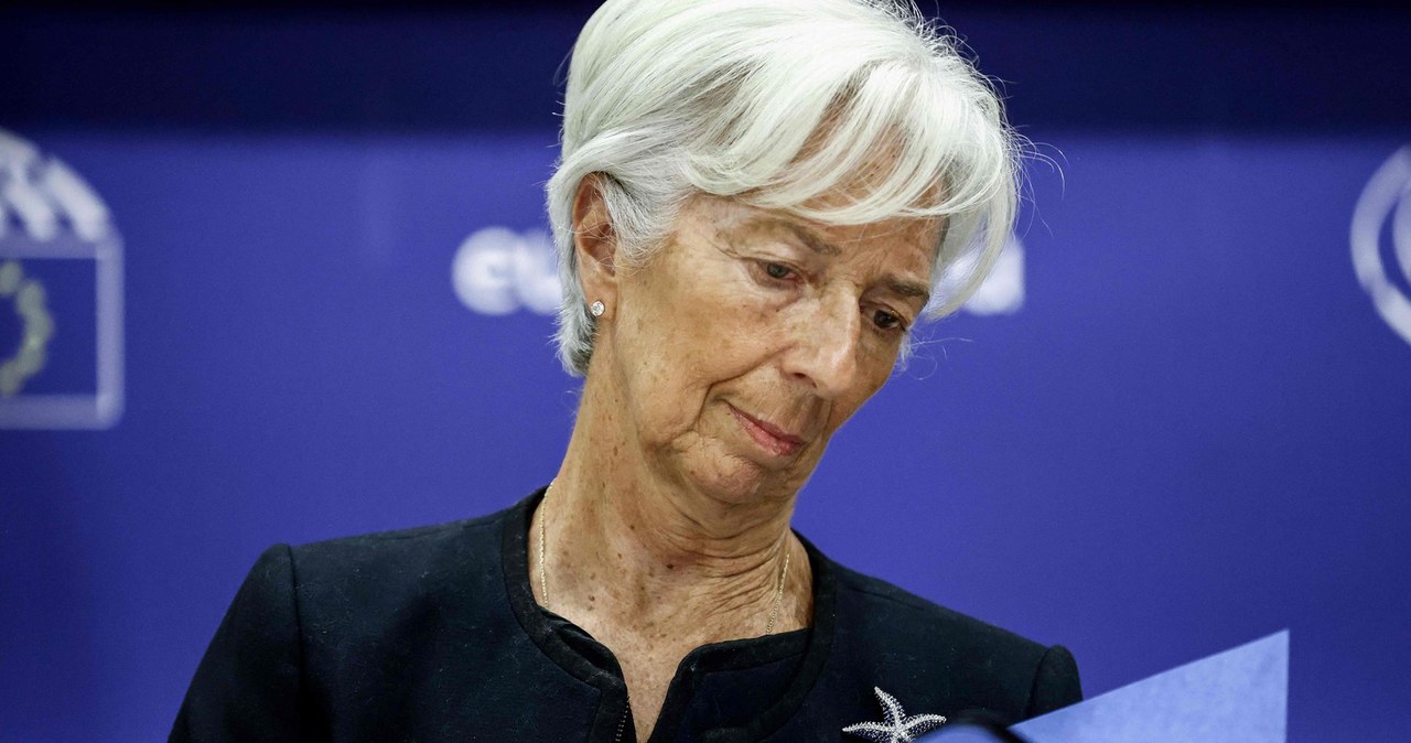 Prezes Europejskiego Banku Centralnego Christine Lagarde chce wzmocnienia roli euro w światowej gospodarce /KENZO TRIBOUILLARD /AFP