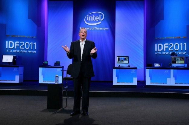 Prezes Intela Paul Otellini przemawia na Intel Developers Forum /AFP