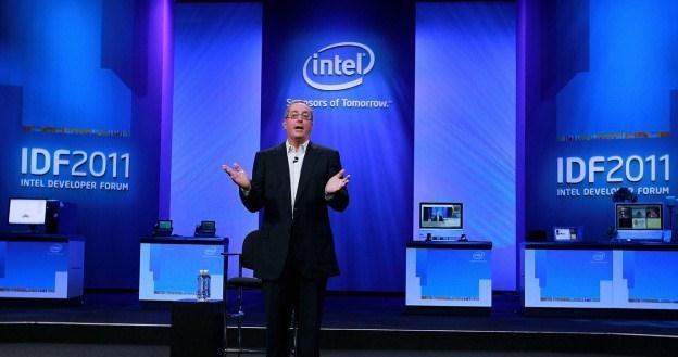 Prezes Intela Paul Otellini przemawia na Intel Developers Forum /AFP