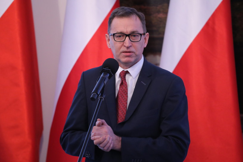 Prezes IPN Jarosław Szarek /	Tomasz Gzell   /PAP