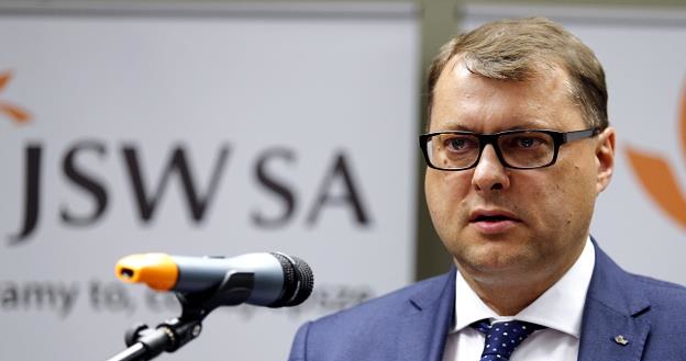 Prezes JSW Tomasz Gawlik /fot. Andrzej Grygiel /PAP