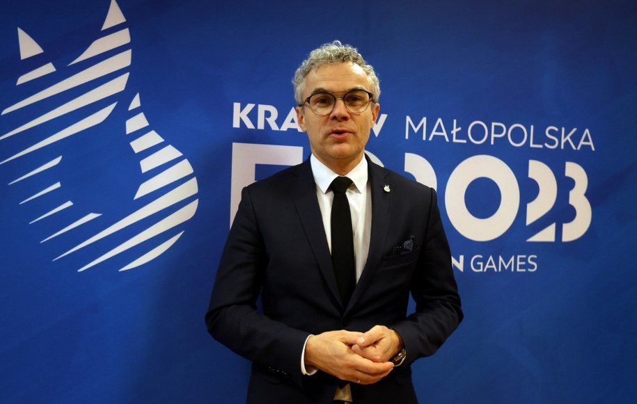 Prezes Komitetu Organizacyjnego Igrzysk Europejskich Kraków – Małopolska 2023 Marcin Nowak /Grzegorz Momot /PAP